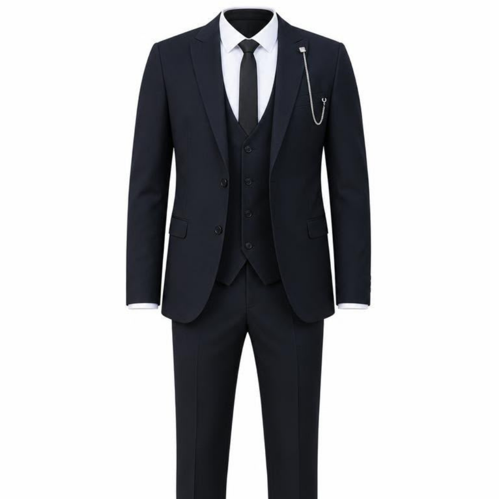 Yelek Ceket Pantolon 3'lü Set