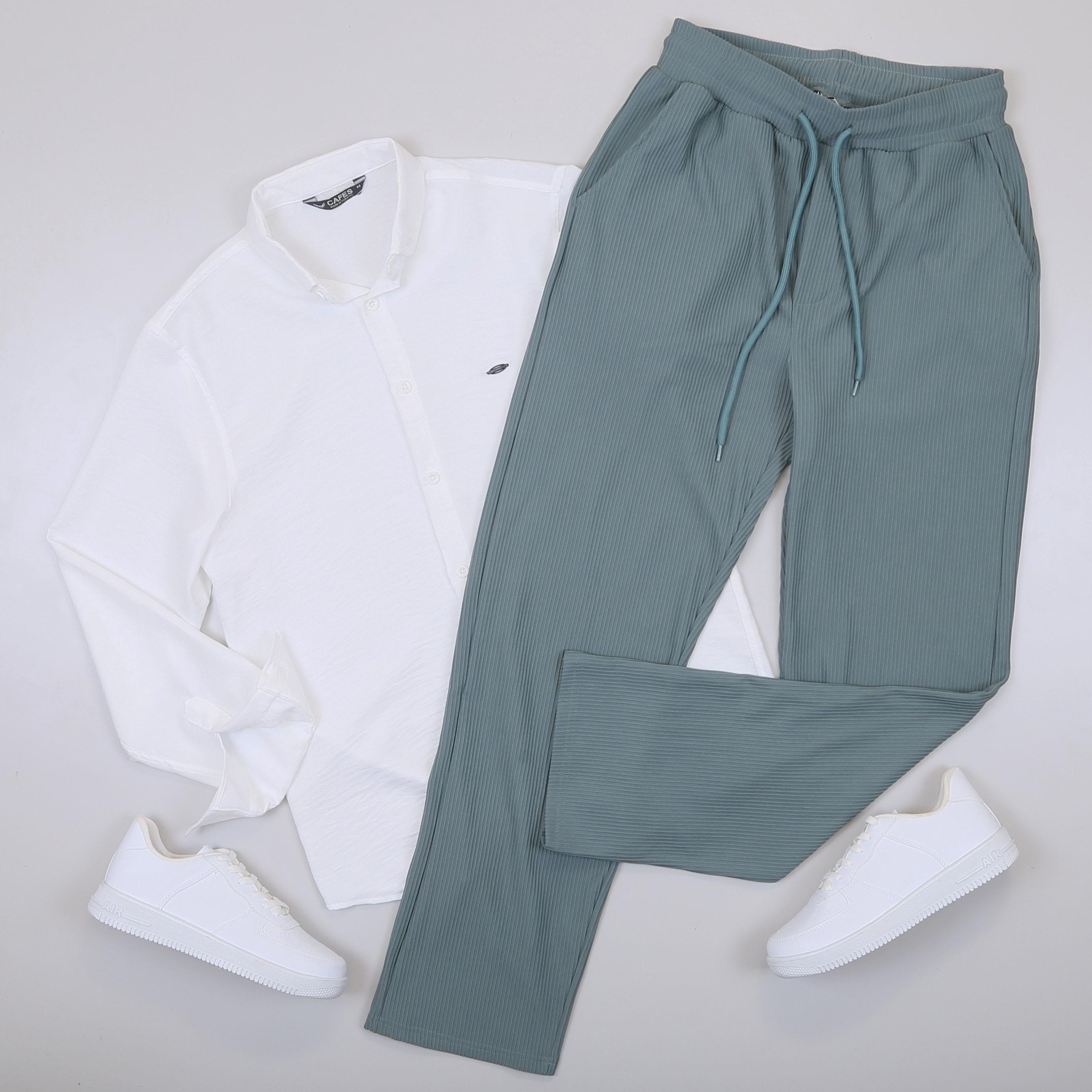 Beyaz Gömlek Pantolon Ayakkabı Kombin