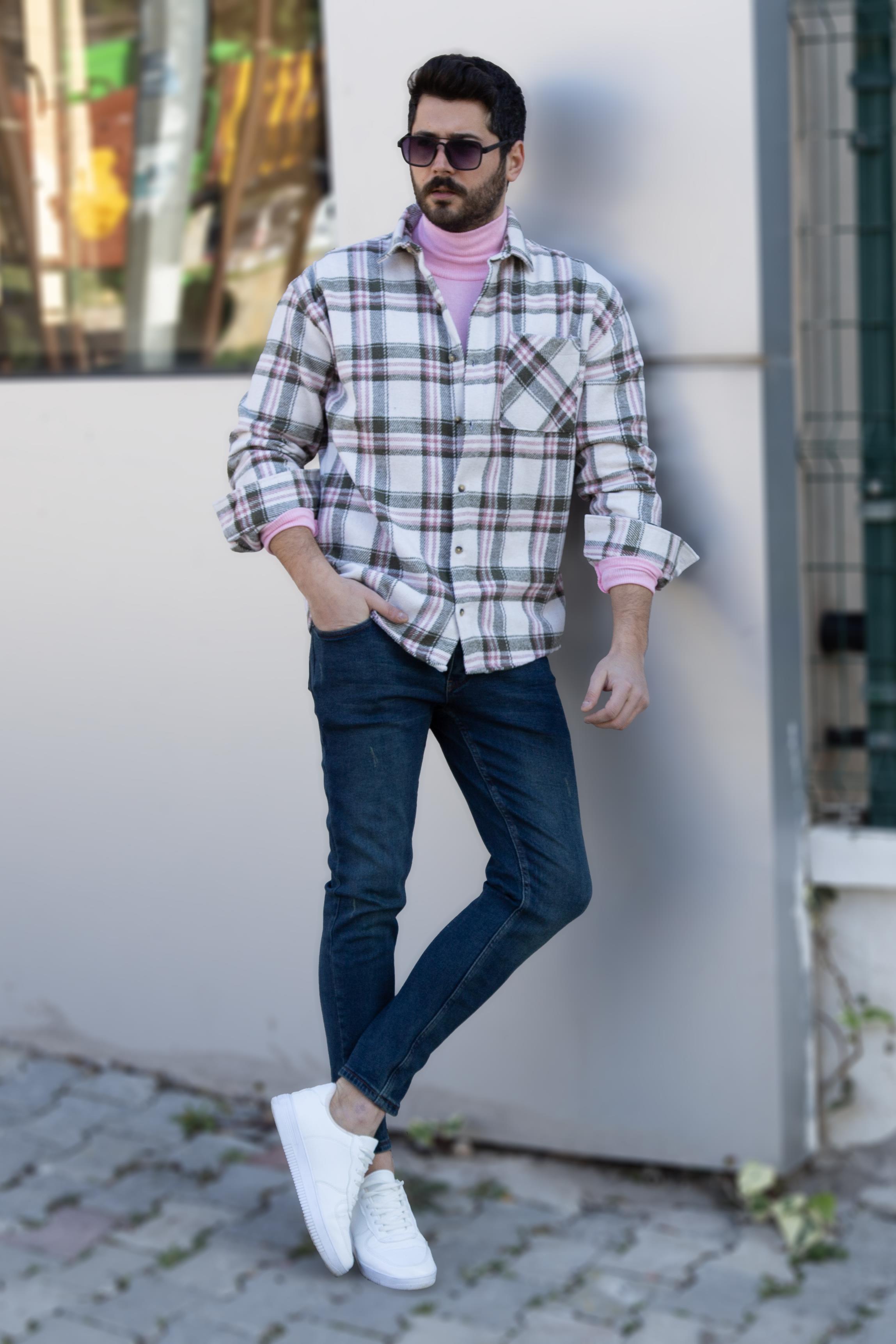 Ekose Oduncu Gömlek Kombini