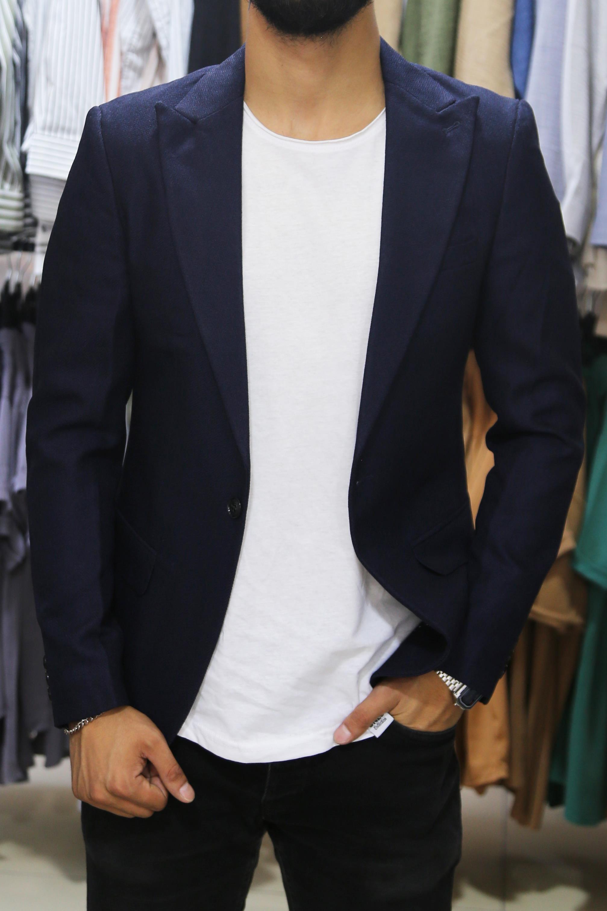 Lacivert Blazer Ceket