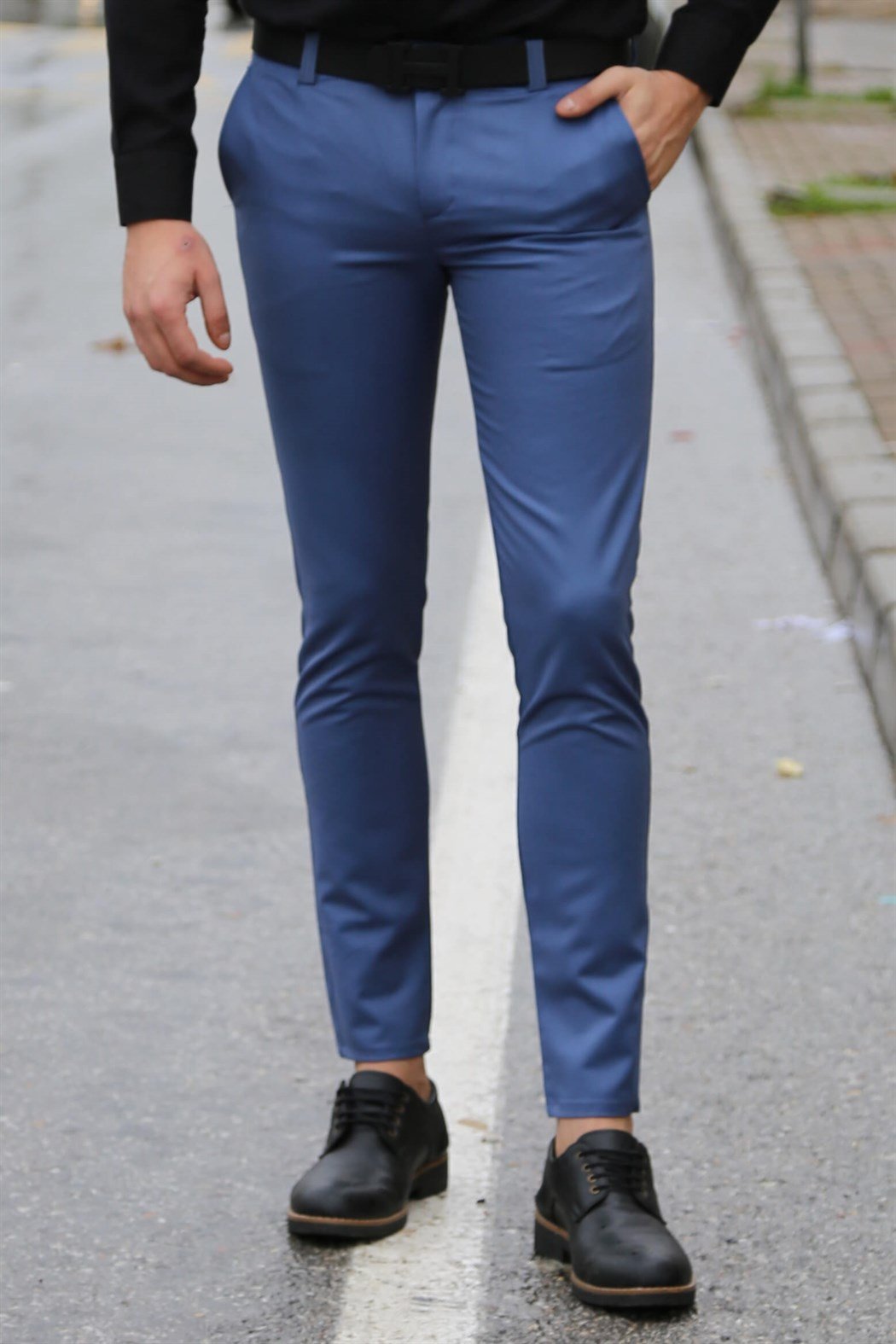 Mavi Kumaş Pantolon