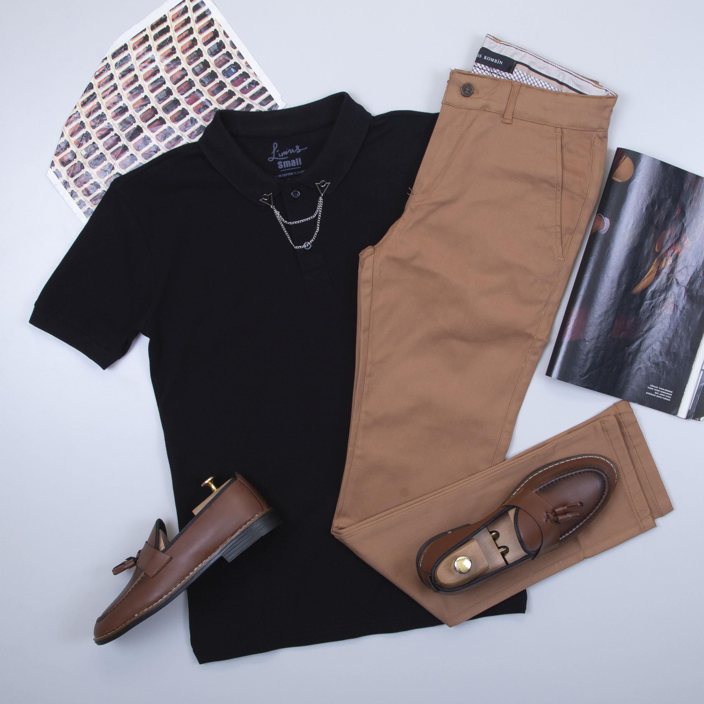 Şık Polo Yaka Tişört Kombini