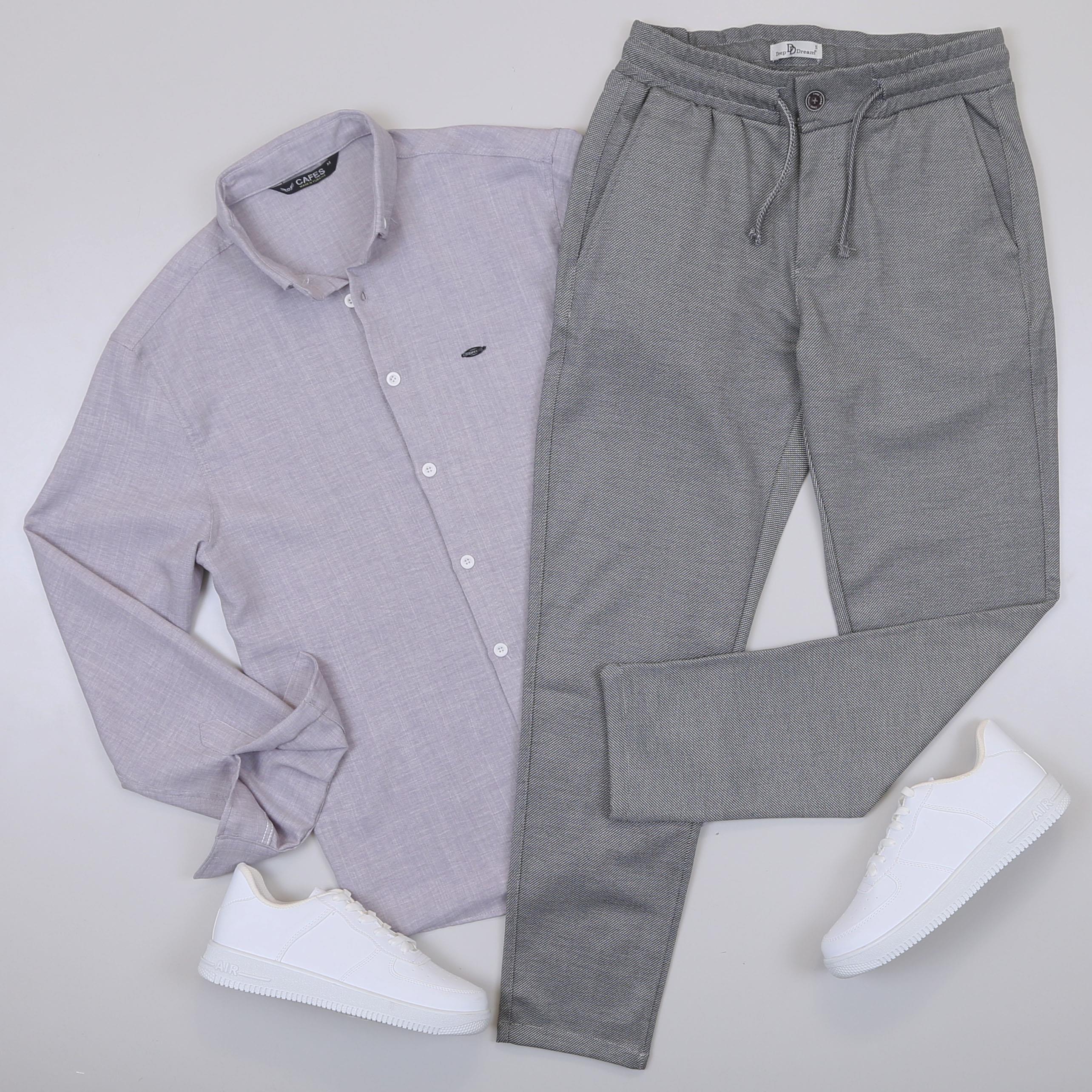 Şık Spor Gömlekli Kombin