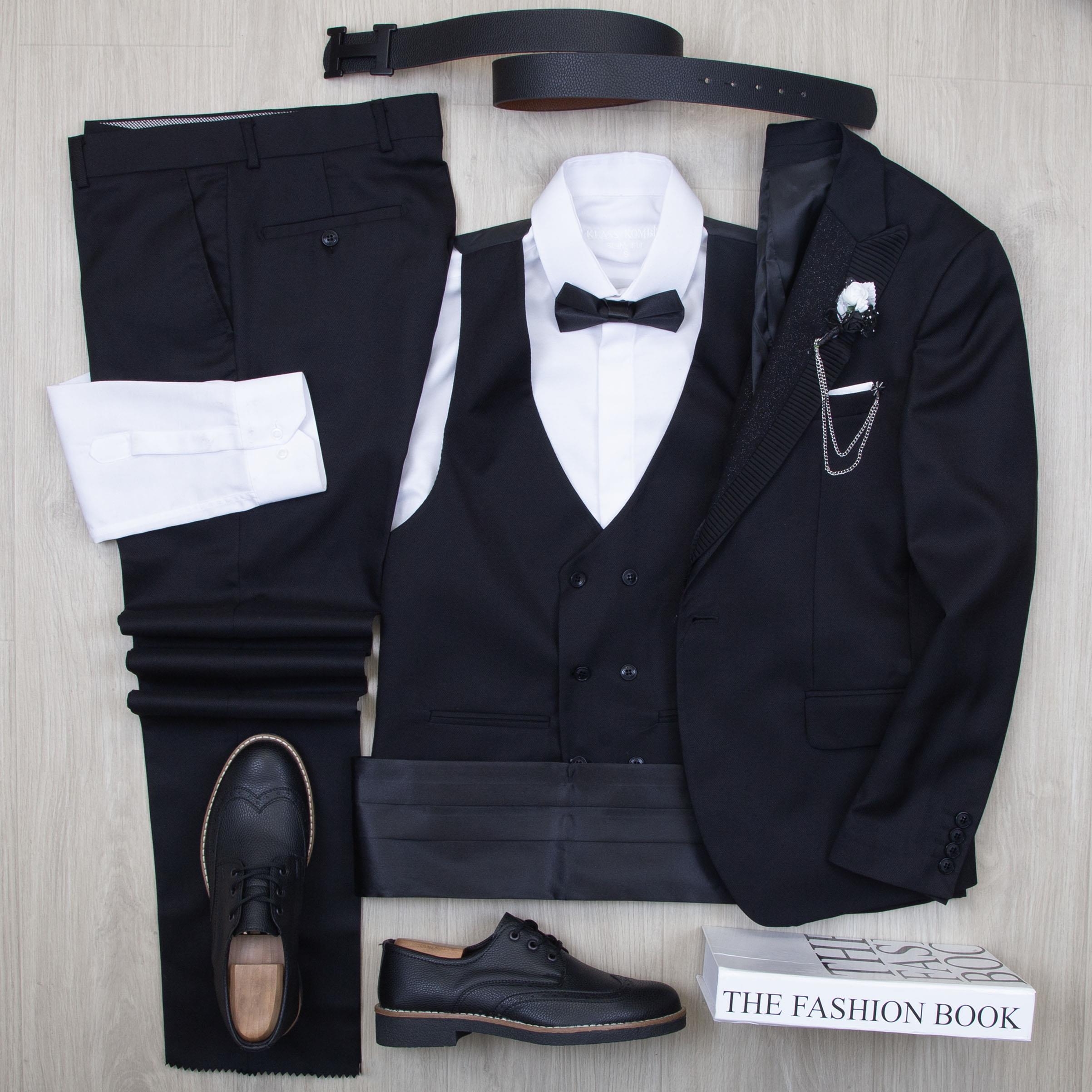 Siyah Damatlık Kombini