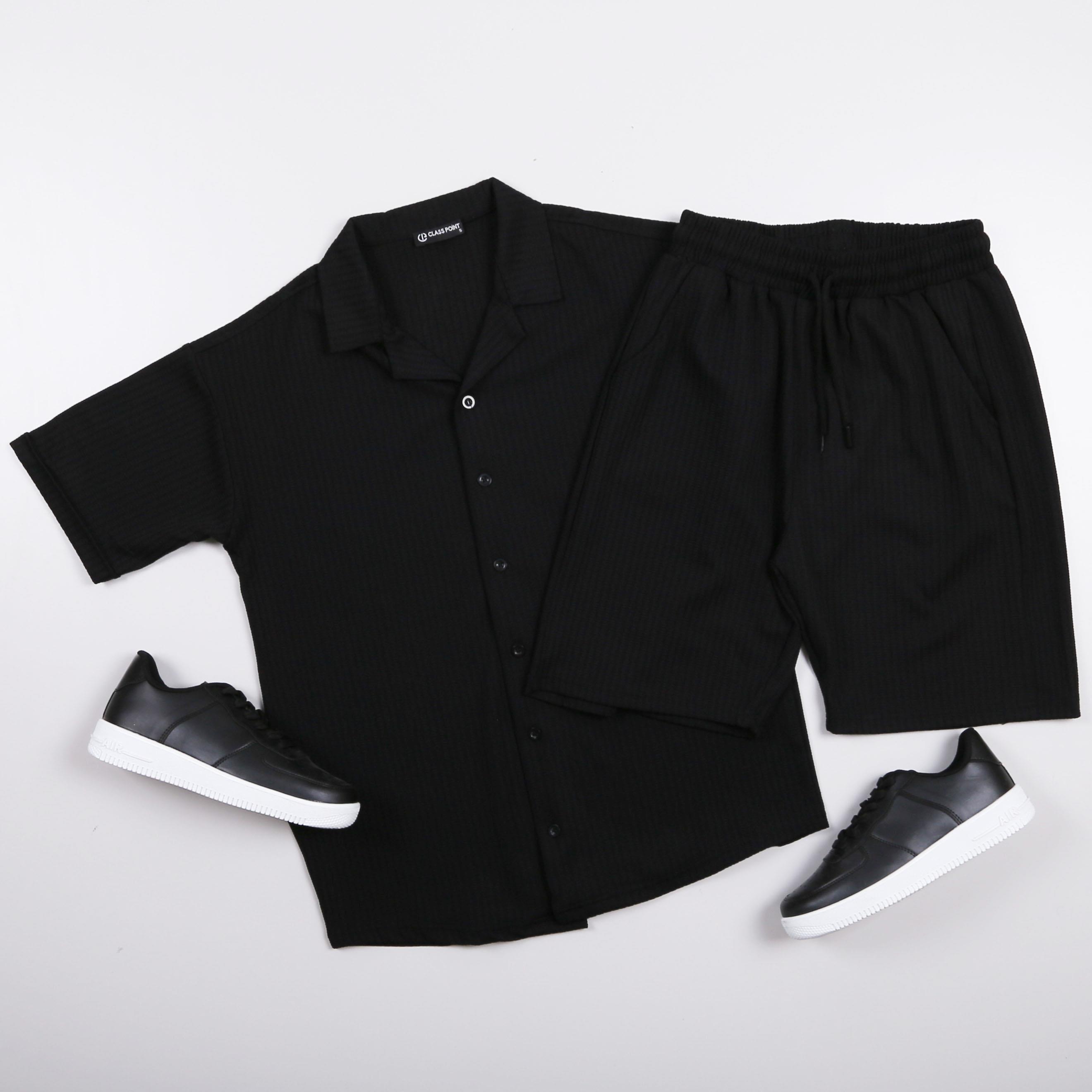 Siyah Spor Takım Ayakkabı Kombin