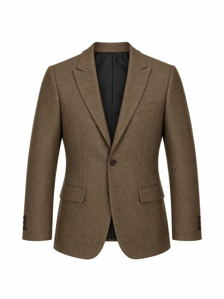 Sütlü Kahverengi Tek Ceket