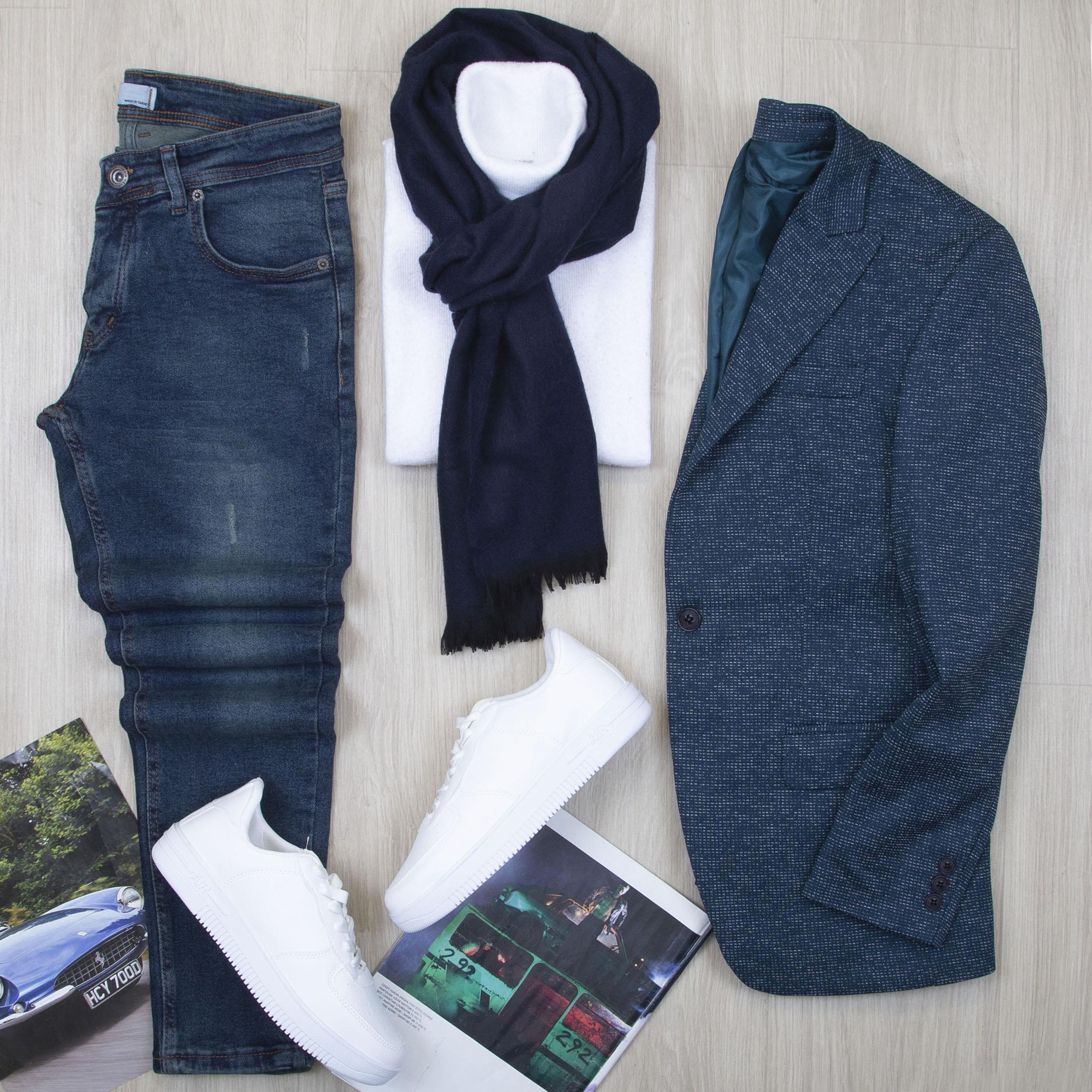 Taba Blazer Ceket Boğazlı Body Pantolon Bot Kombin