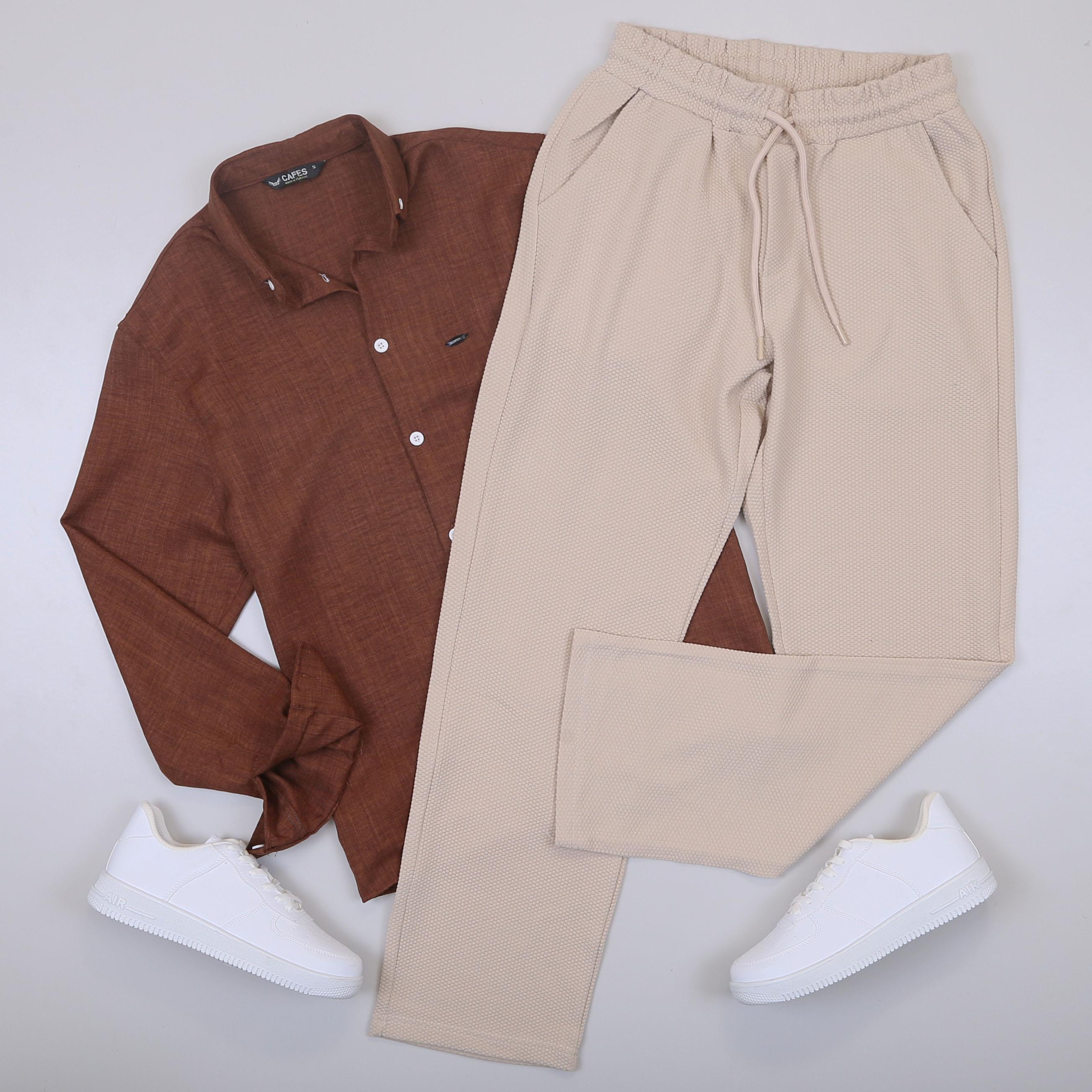 Taba Spor Gömlek Kombini