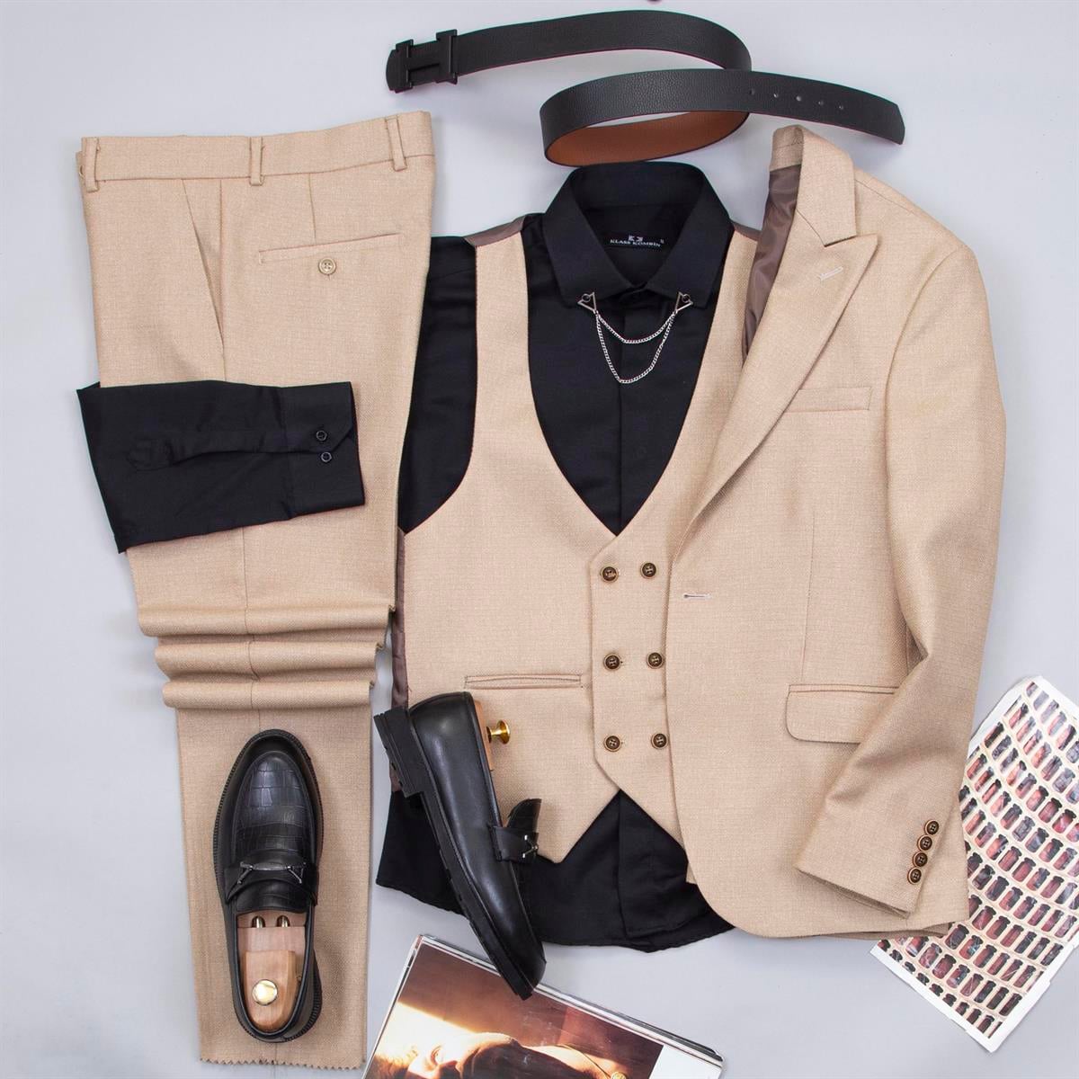 Taş Takım Elbise Kombini