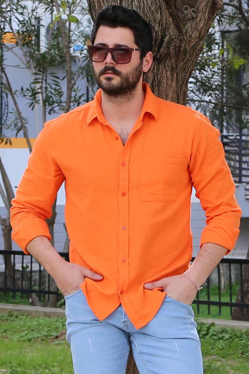 Turuncu Spor Gömlek