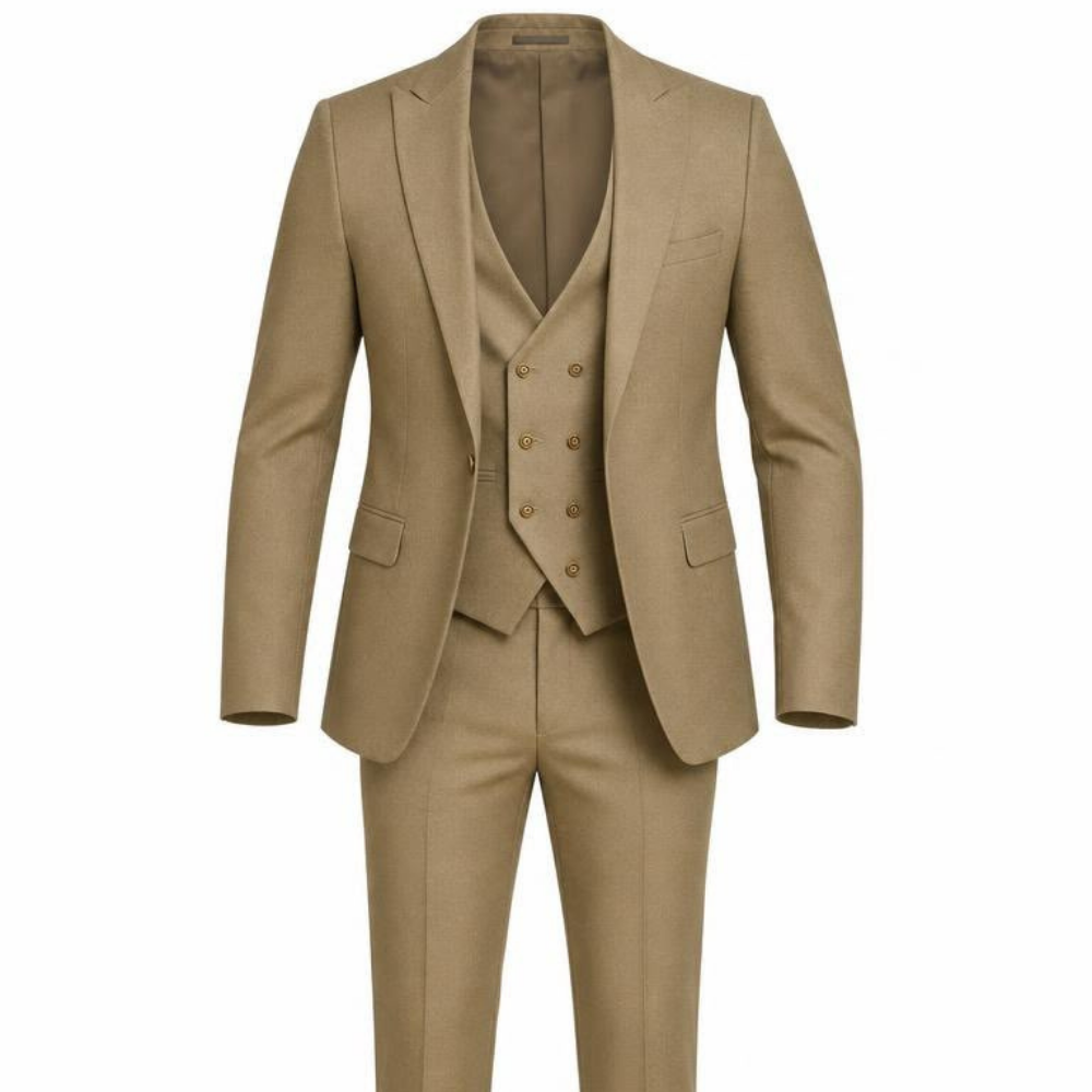 Yelek Ceket Pantolon 3'lü Set