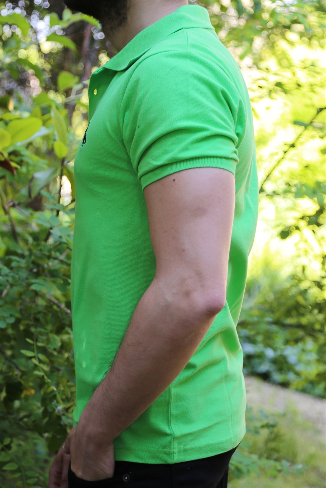 Yeşil Polo Yaka Tshirt