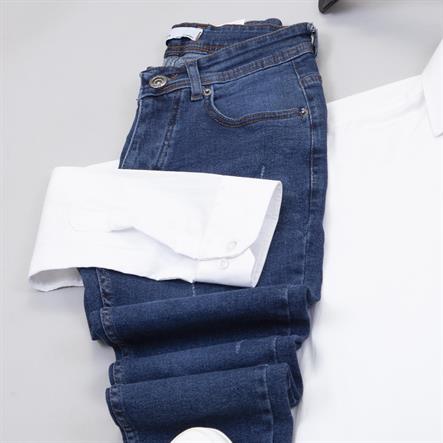 Kırçıllı Lacivert Blazer Ceket Gömlek Pantolon Ayakkabı Kombin