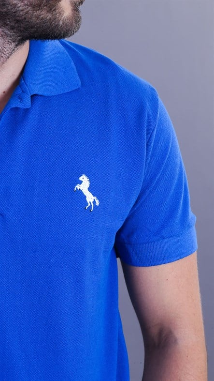 Polo Yaka Sax Erkek T-Shirt