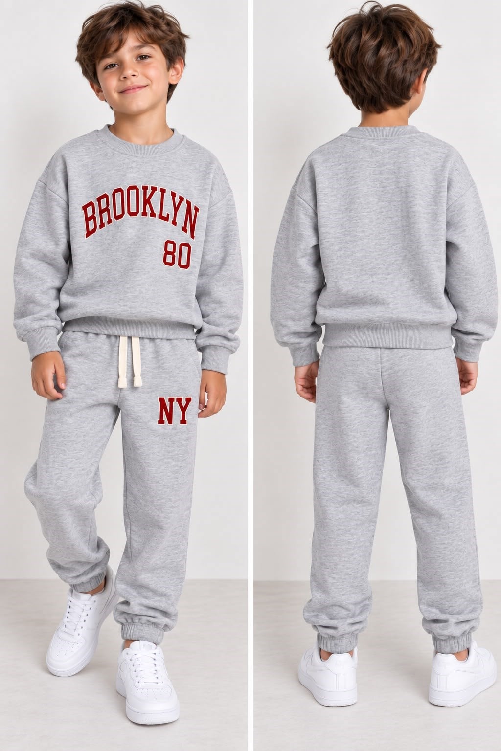 Brooklyn Gri Eşofman Takım