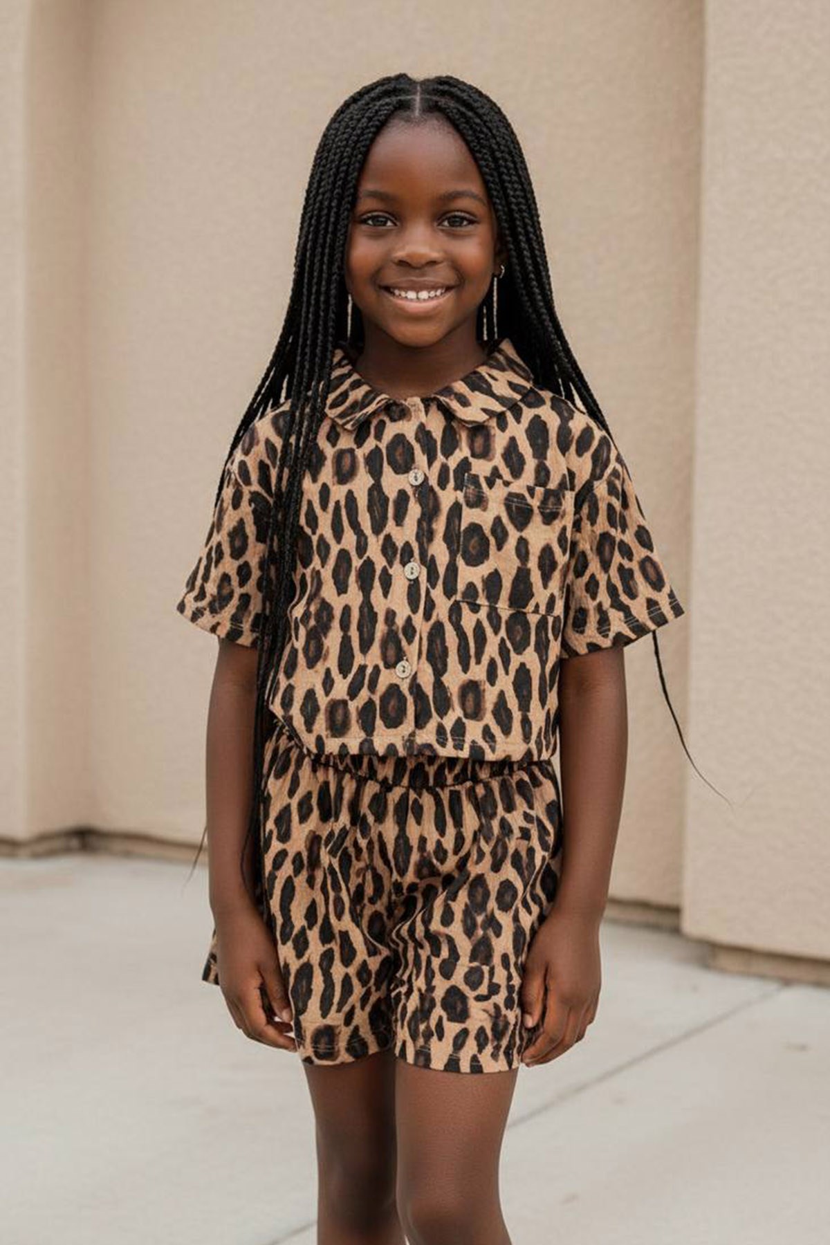 Leopar Desenli Takım