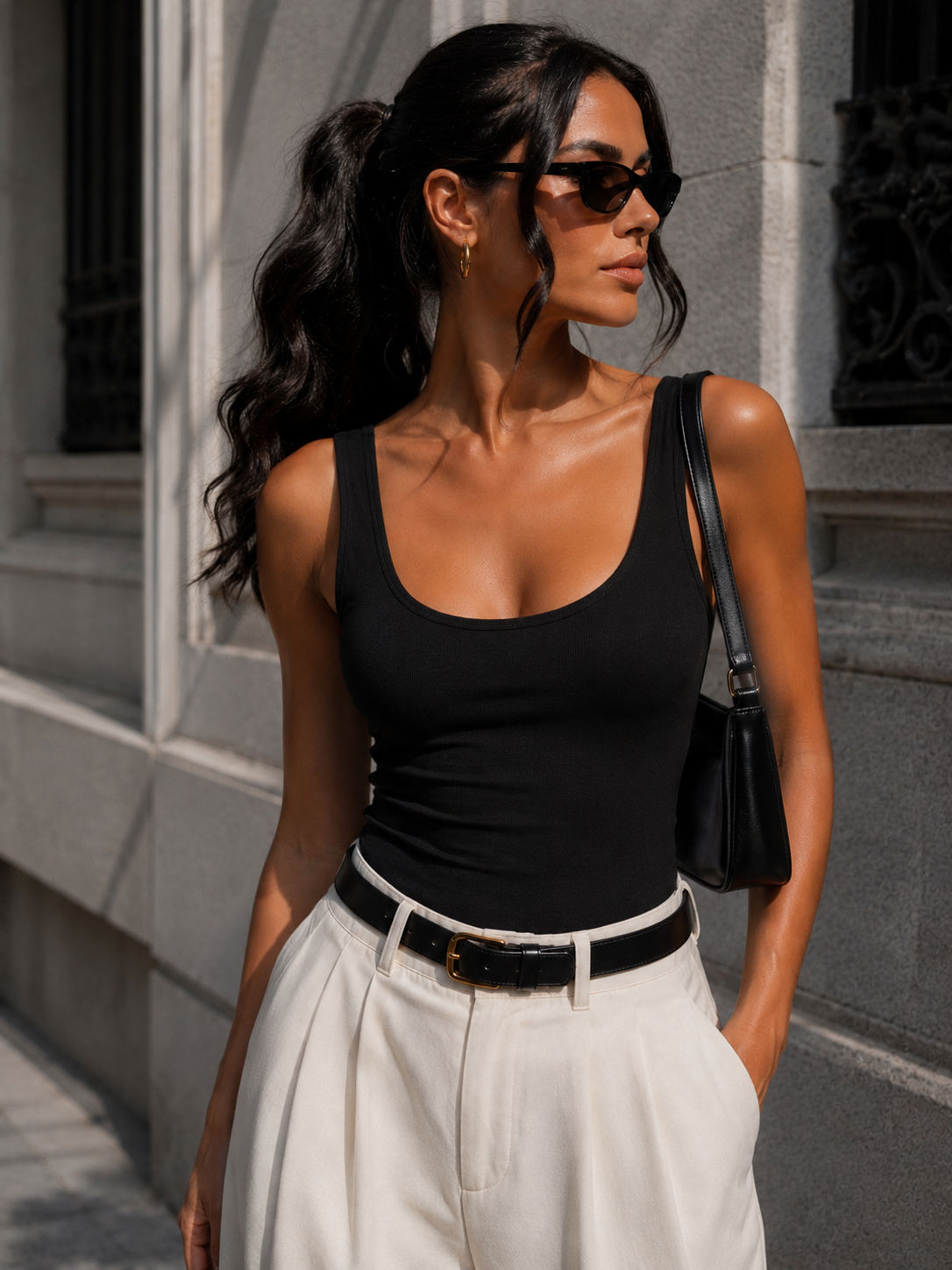 Bra-Free Siyah Atlet