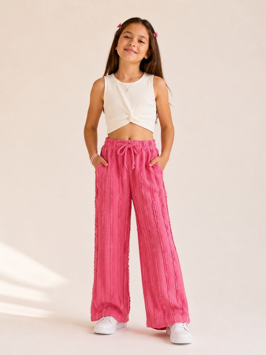 Pembe Tril Pantalon