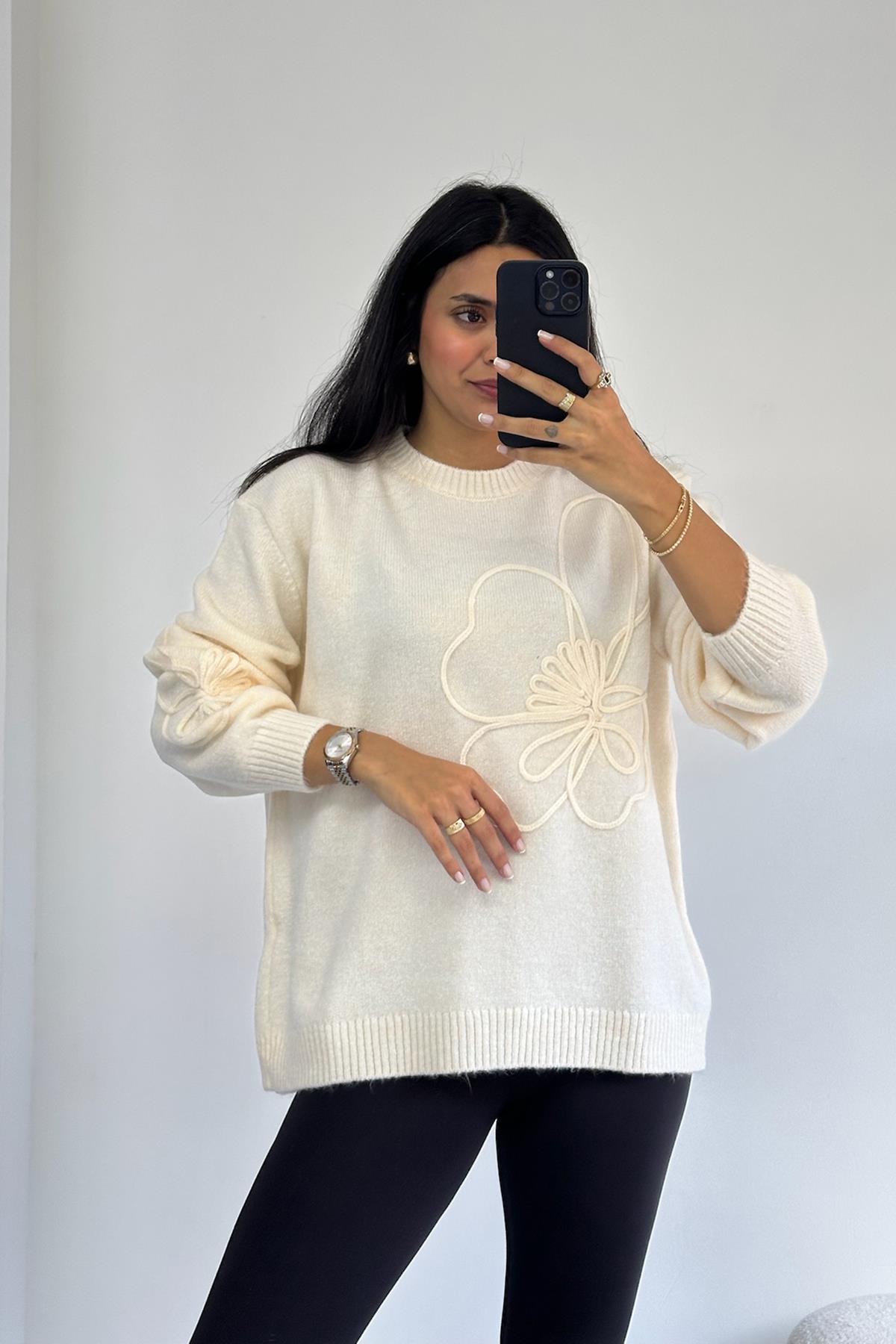 Süzeneli Krem Kazak