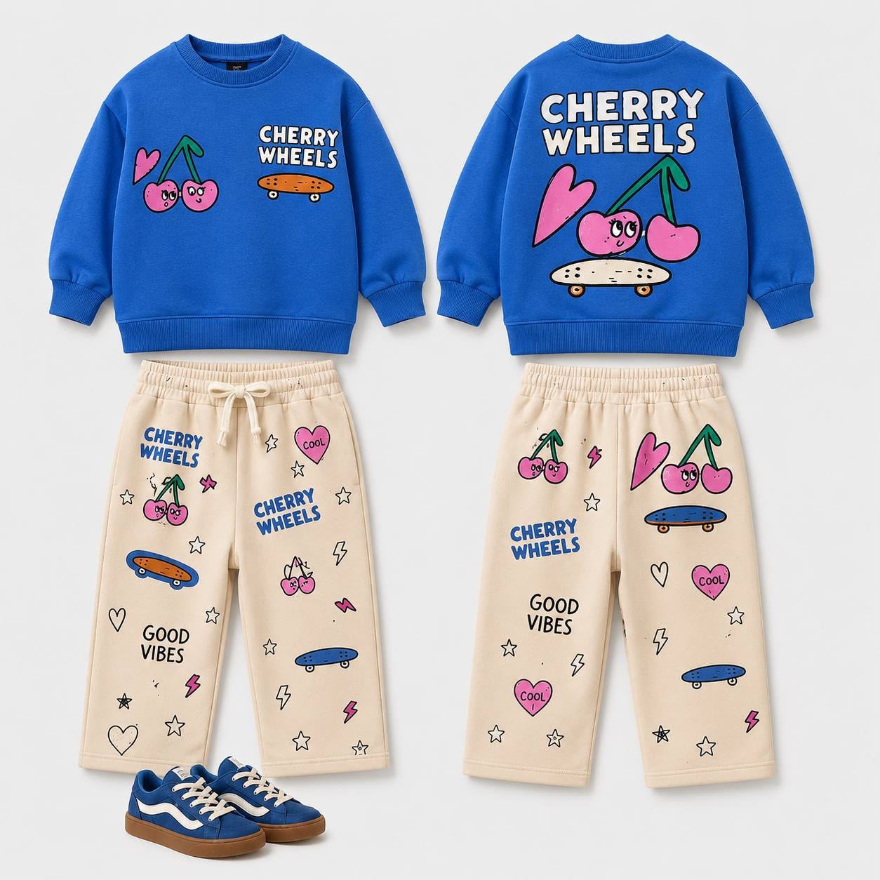 Cherry Sweat Takım