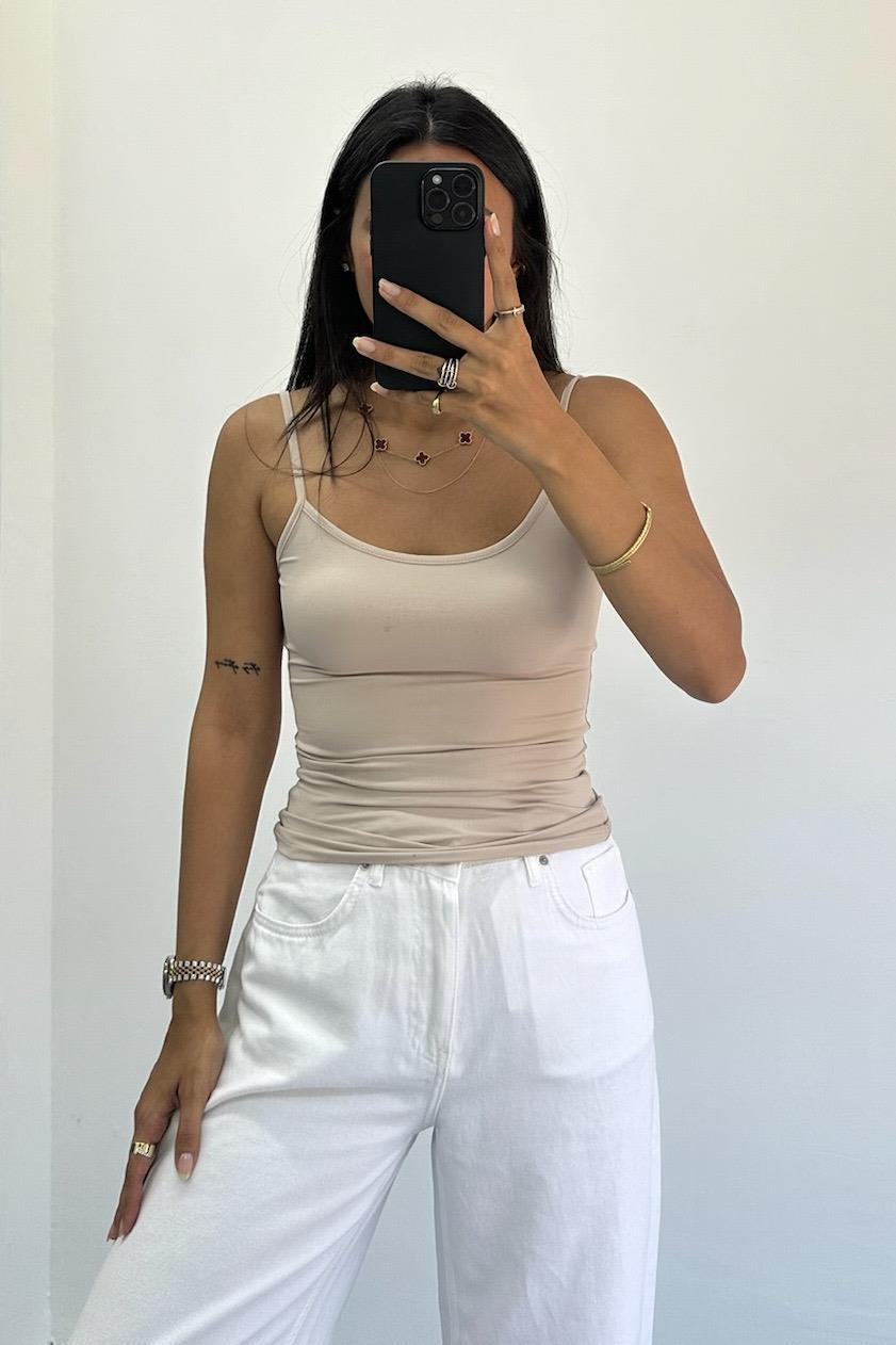  İnce Askılı Poliamid Taş Top