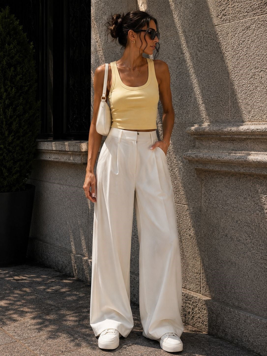 Pensli Ekru Pantalon