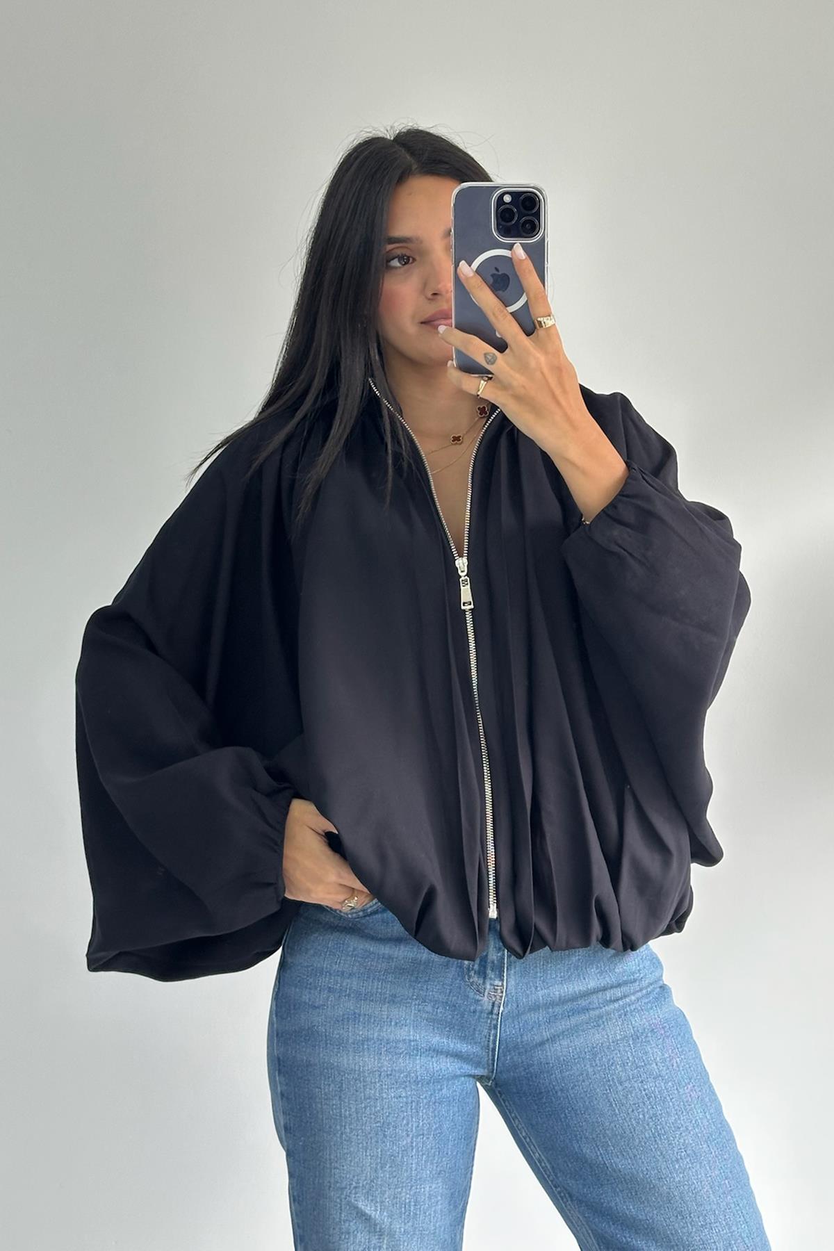 Yarasa Panço Siyah Gömlek