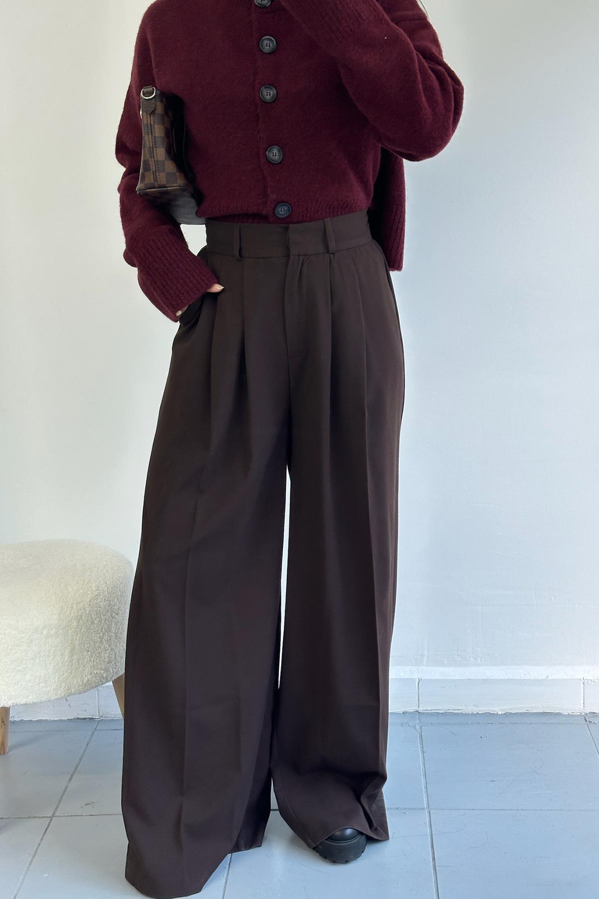 Acı Kahve Palazzo Pantolon