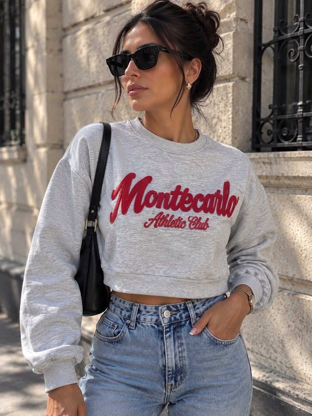 Montecarlo Mini Gri Sweatshirt