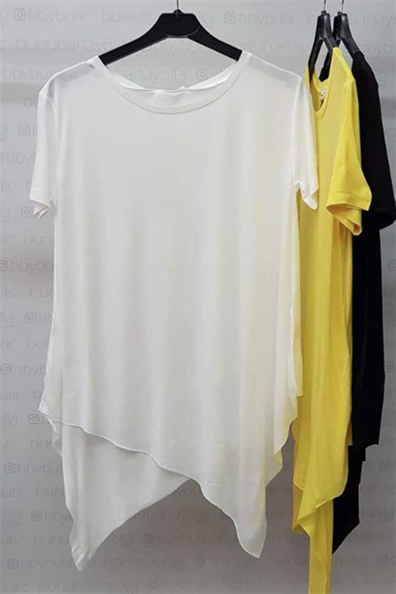 Asimetrik Tunik Tshirt