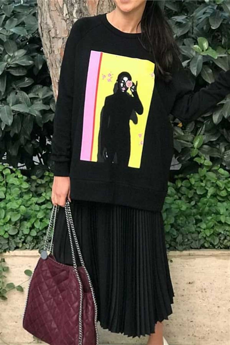 Baskılı Tunik Sweat
