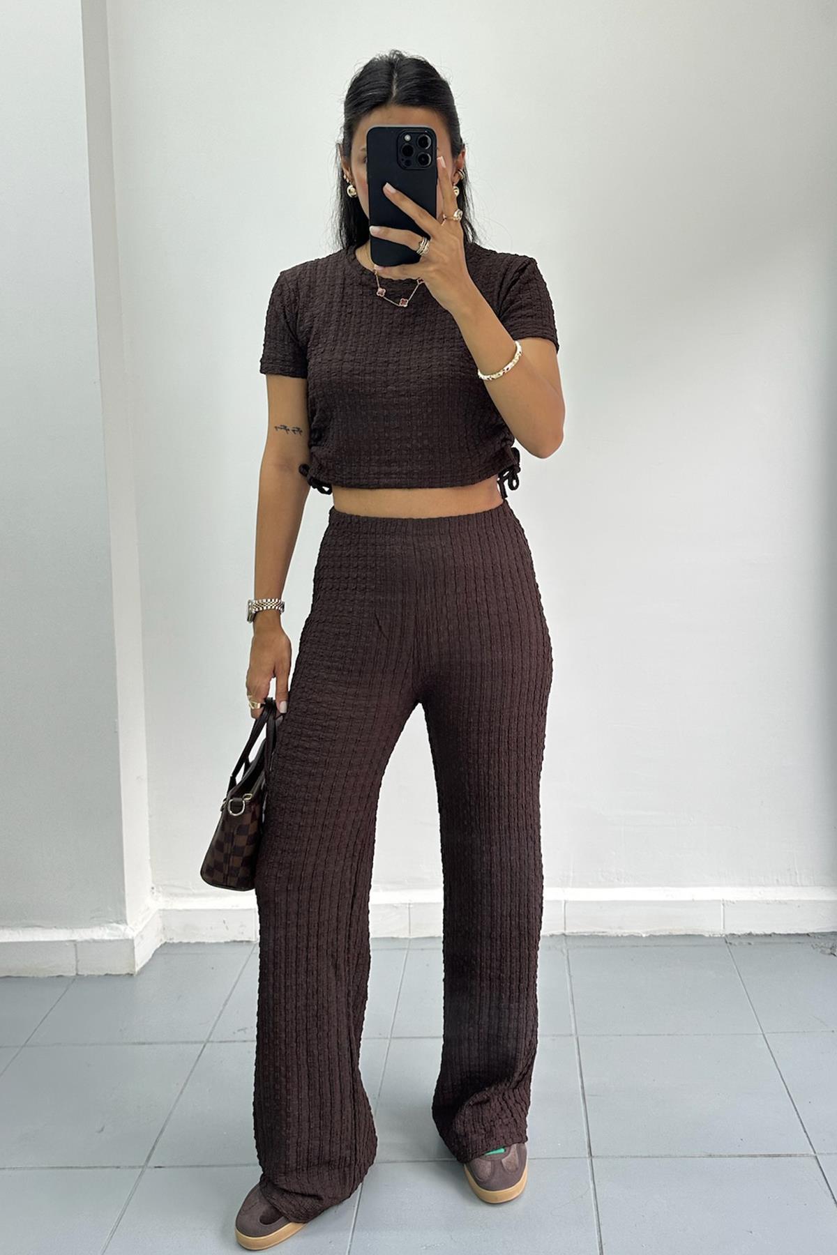 Kahverengi Bürümcük Takım