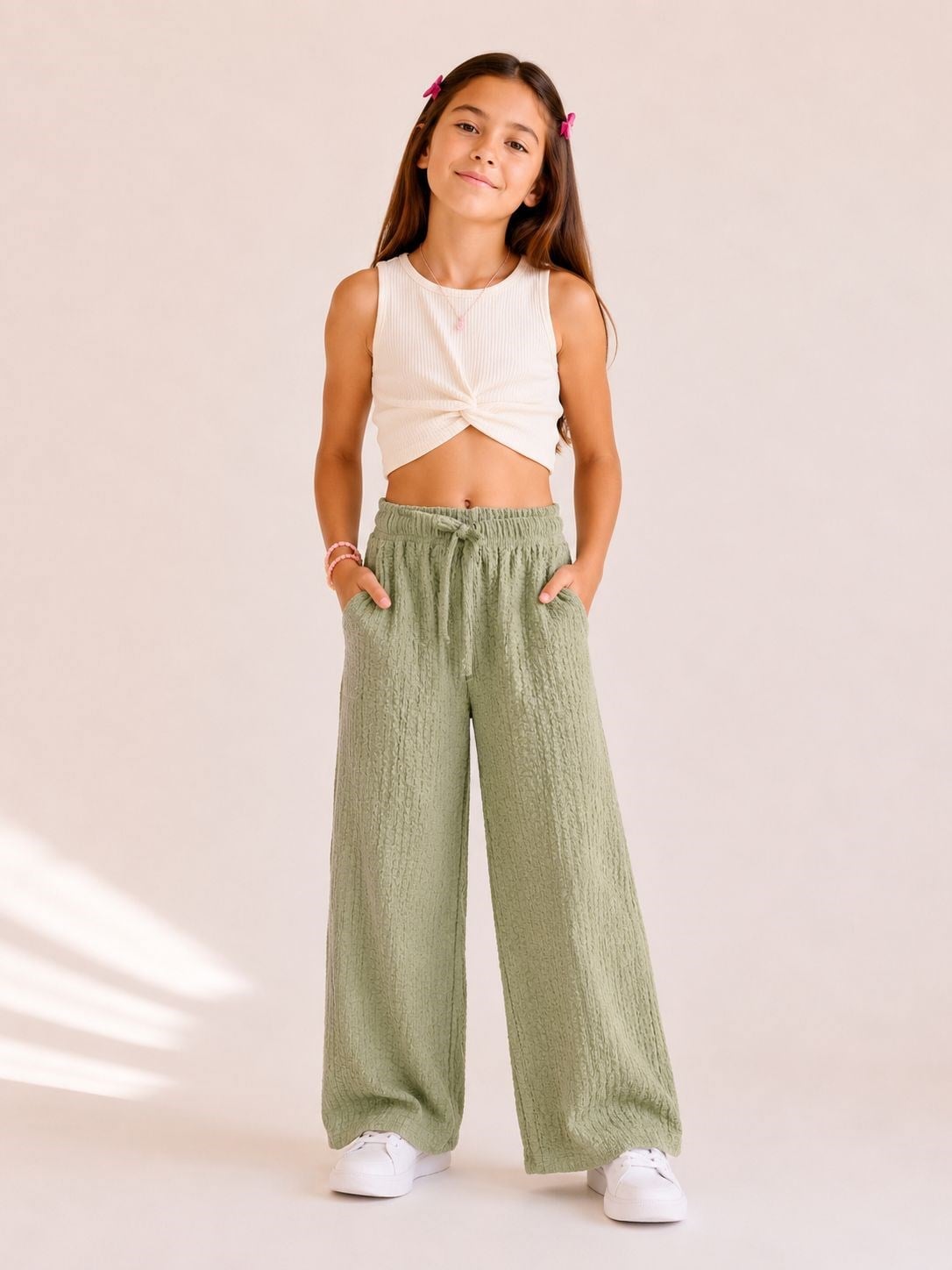 Yeşil Tril Pantalon