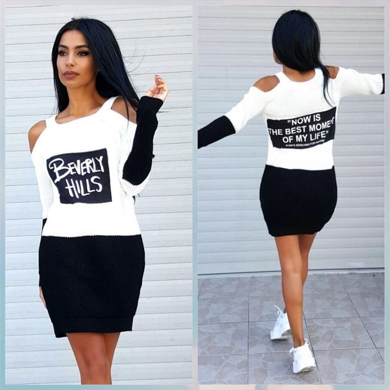 Beverly Hills Triko Elbise
