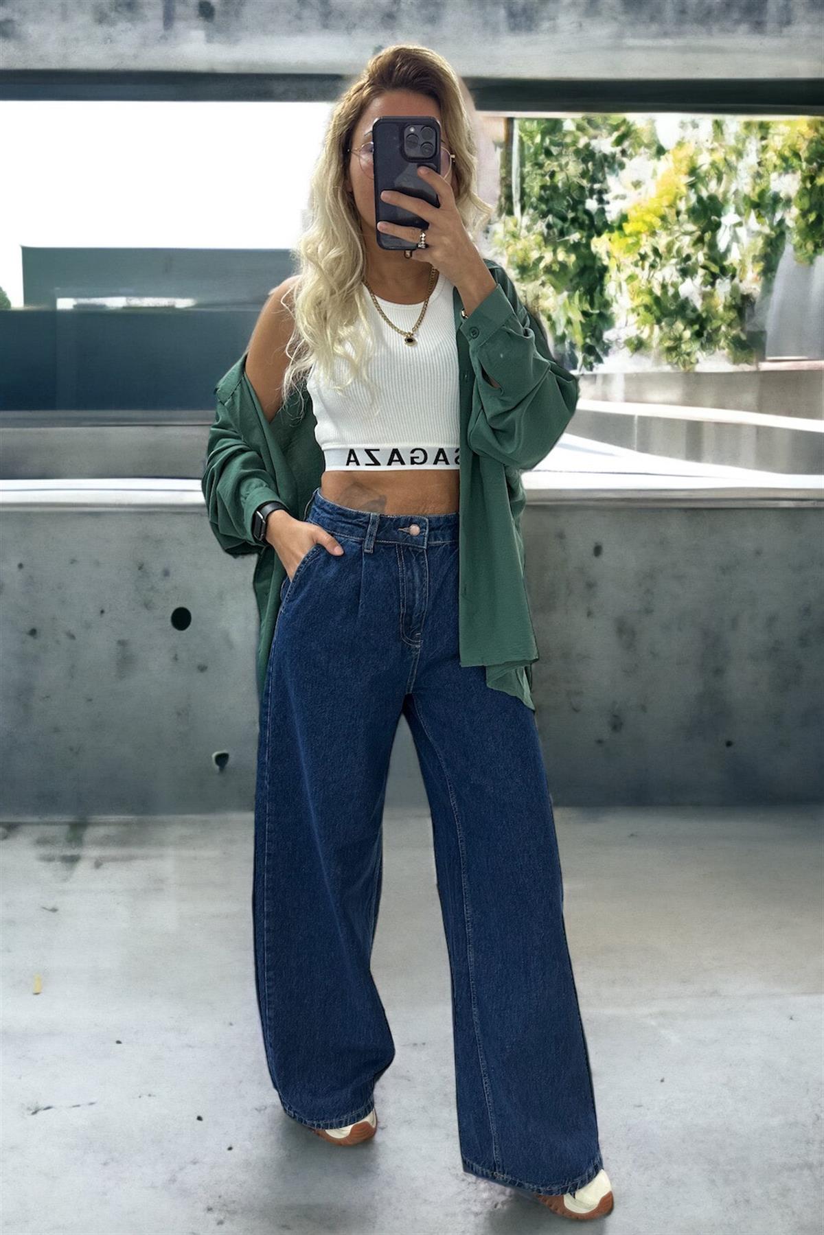 Bol Kesim Koyu Mavi JeanJEAN