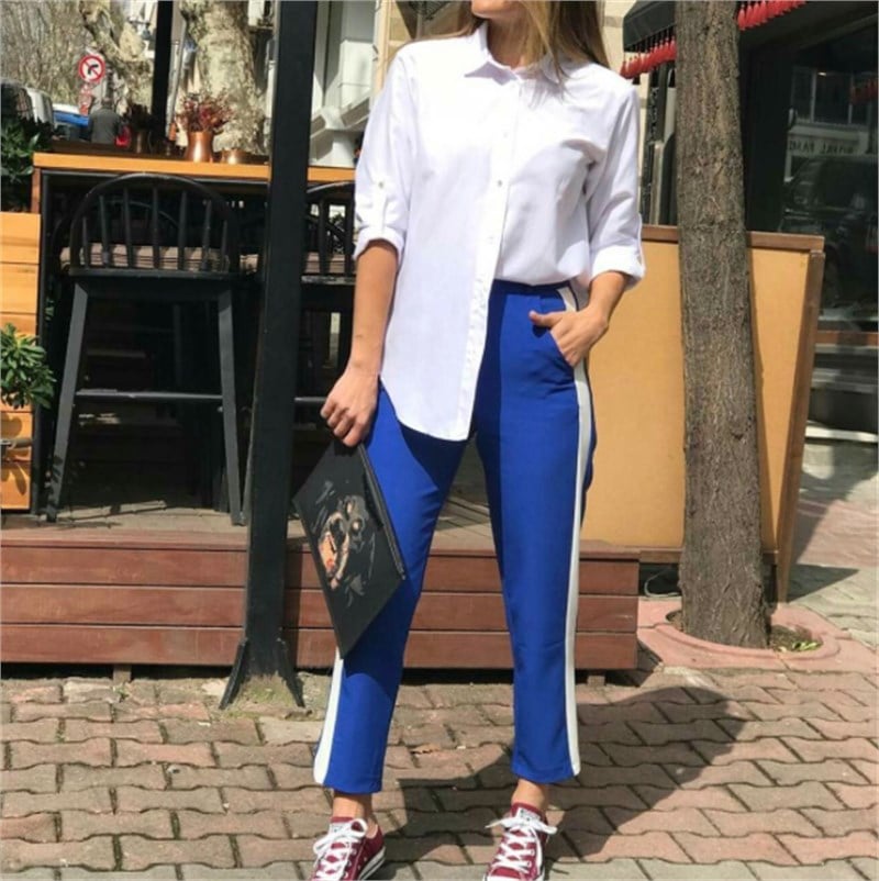Boyfriend Kesim Pamuklu Gömlek