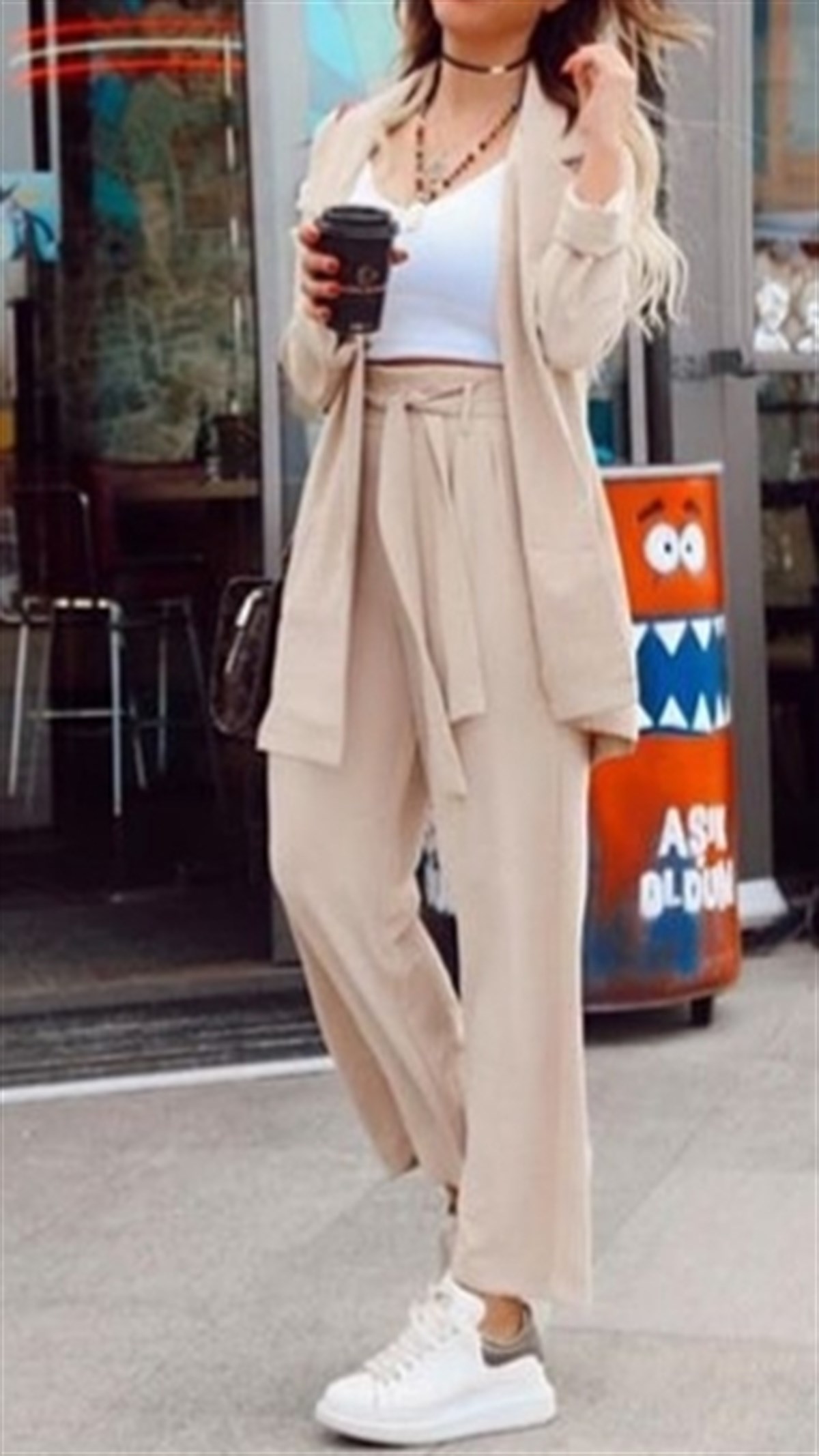 Crep Kumaş Midi Pantolon Ceket Takım
