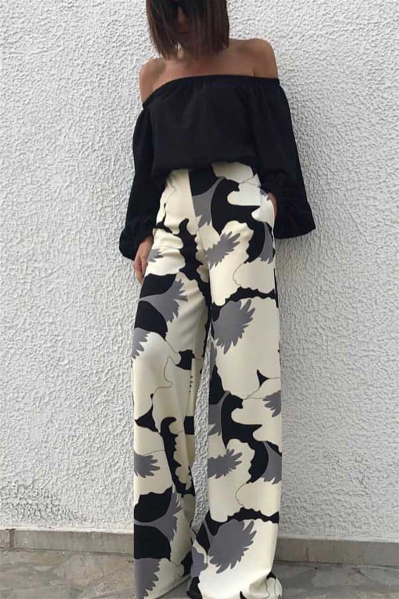 Crep Kumaş Salaş Pantalon