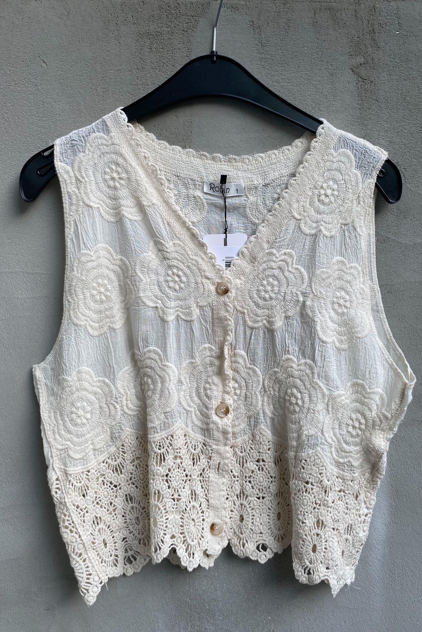 Dantel Bej YelekMONT/CEKET