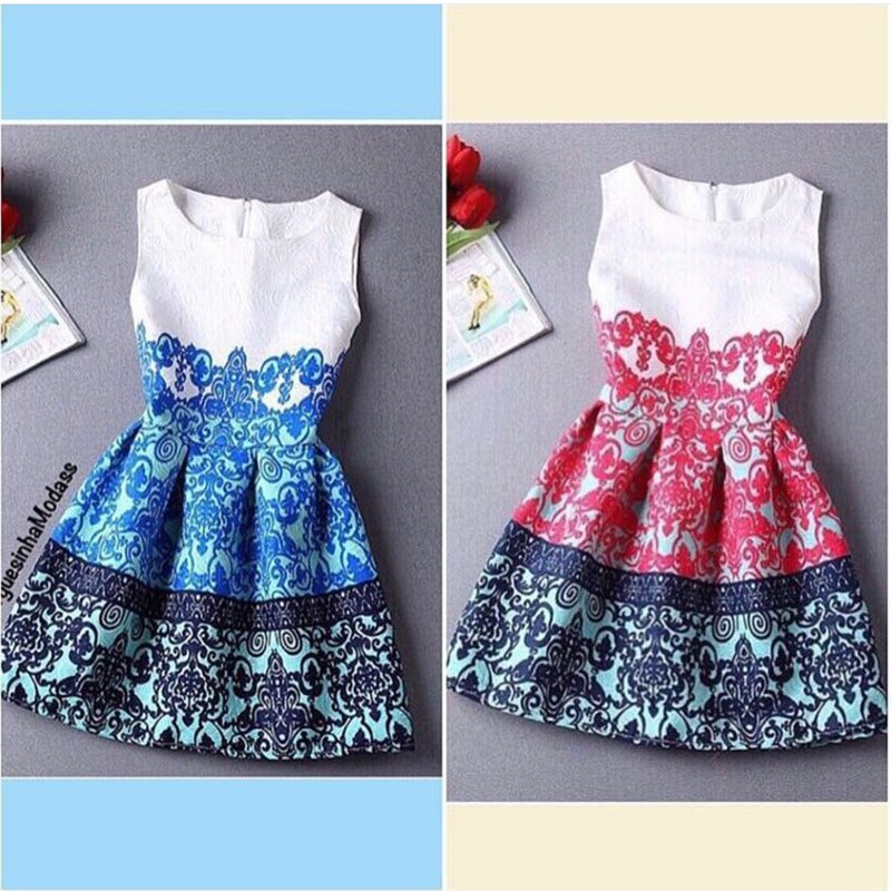 Desenli Mini Volanlı Elbise