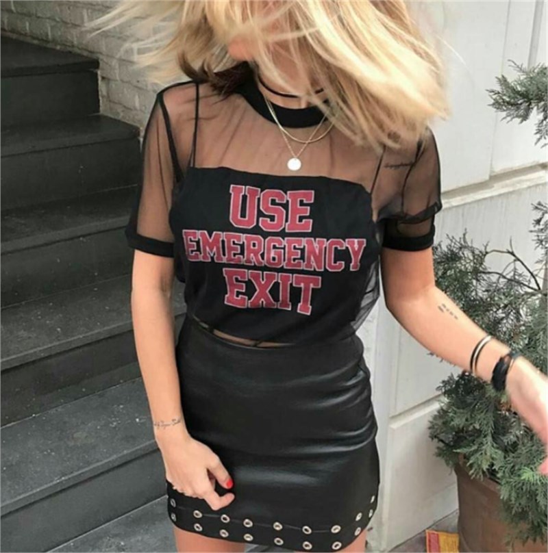 Emergency Exit Transparan Bluz