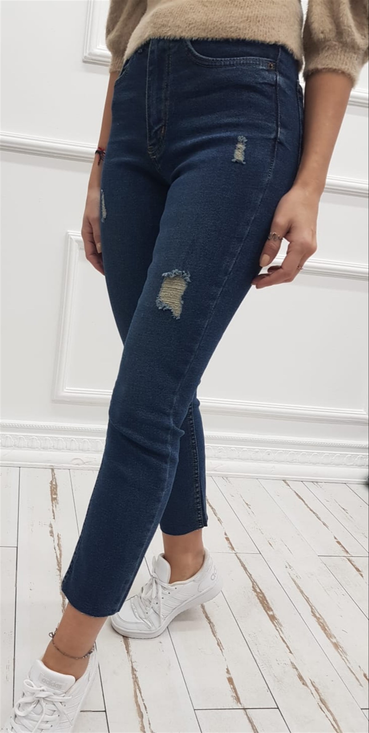 Eskitmeli Relax Lacivert Jean
