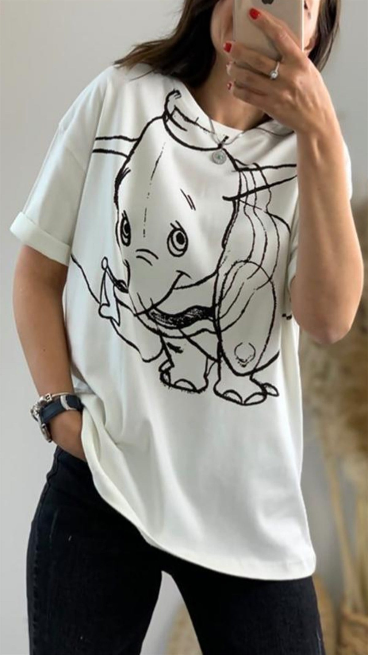Fil Baskılı Tshirt