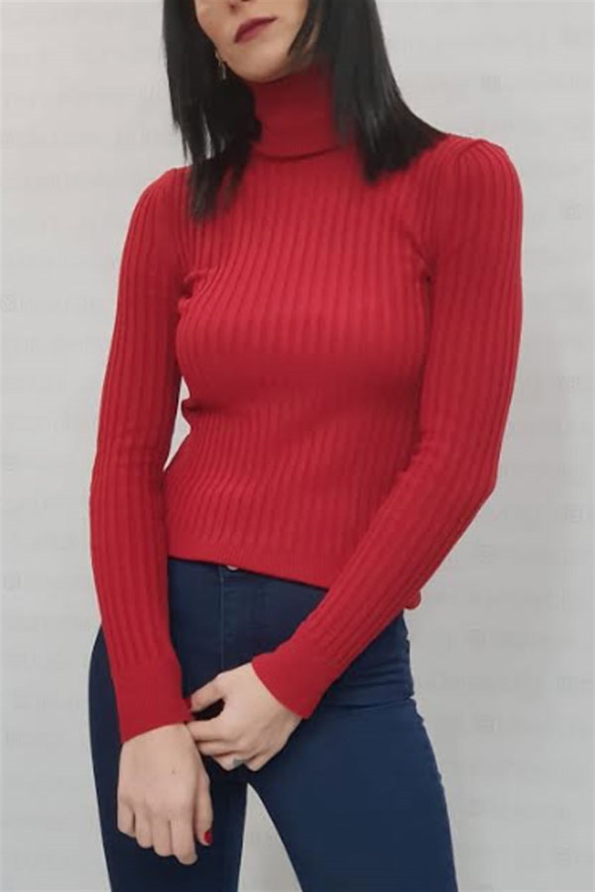 Fitilli Balıkçı Triko Kazak