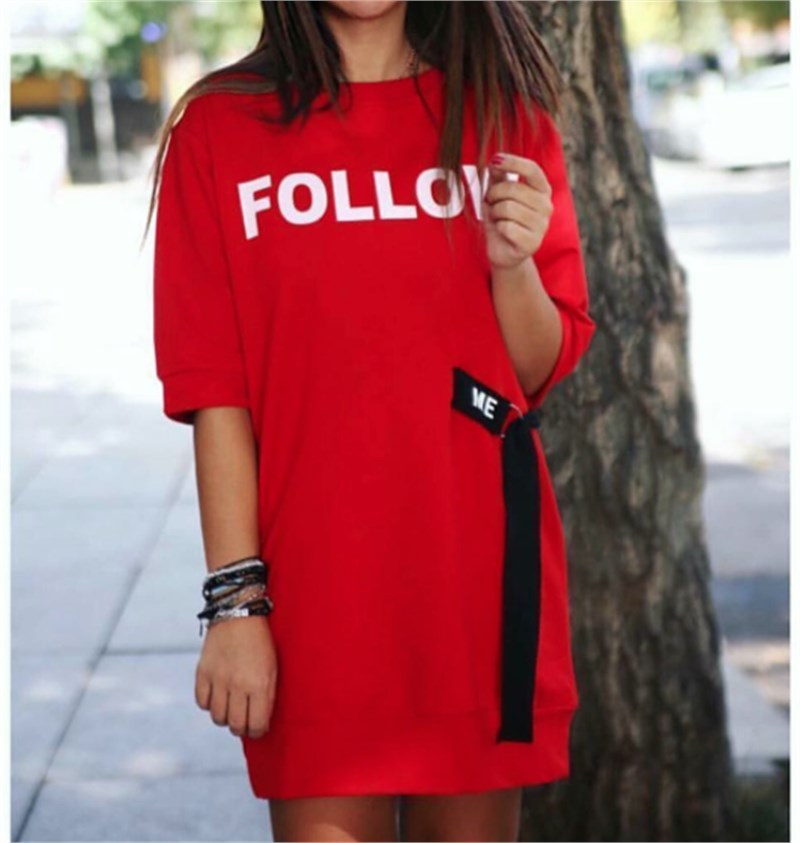 Follow Me Sweatshirt Elbise