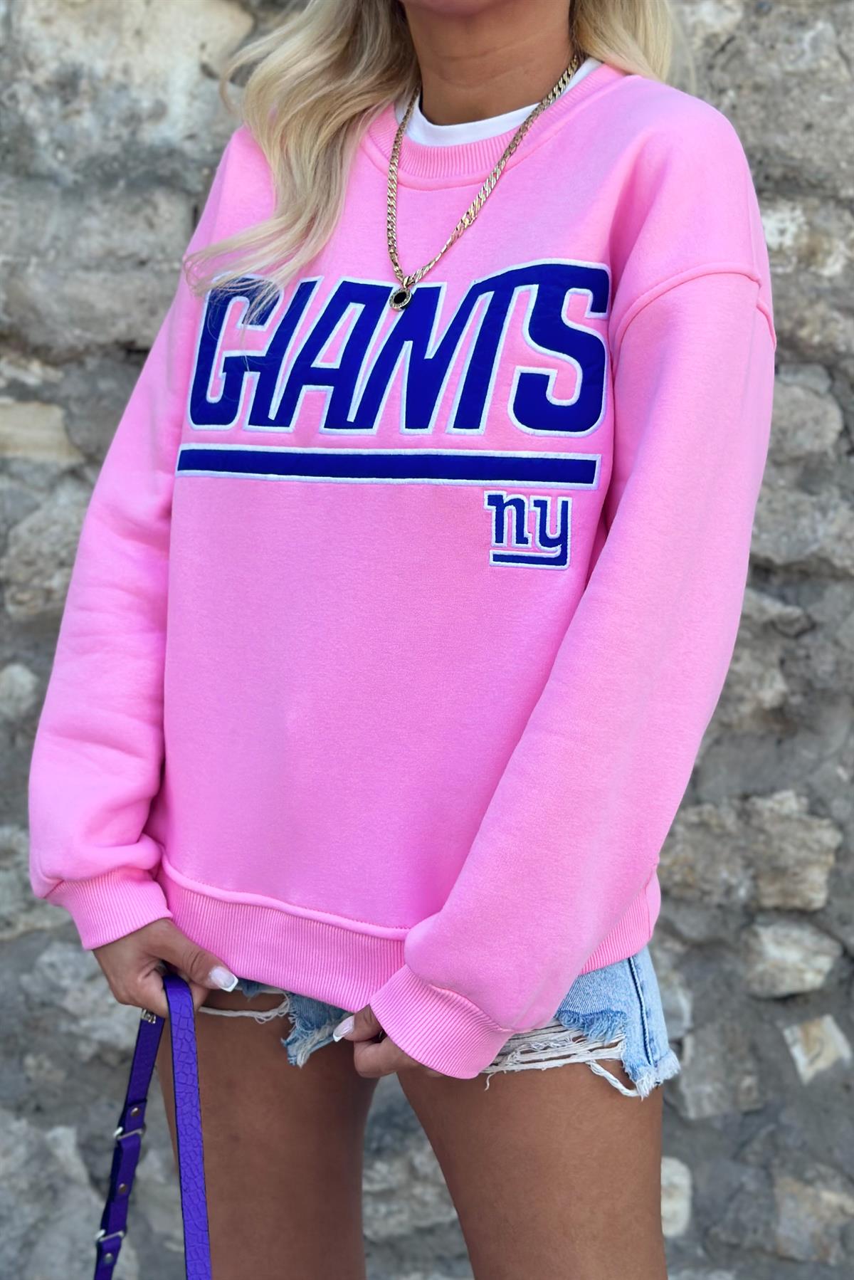 Giant Pembe SweatshirtSWEATSHİRT