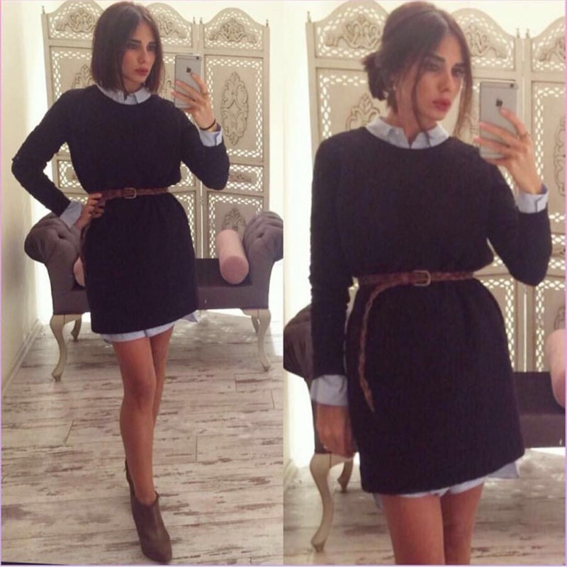 Gömlek Tunik Kemer 3lü Takım