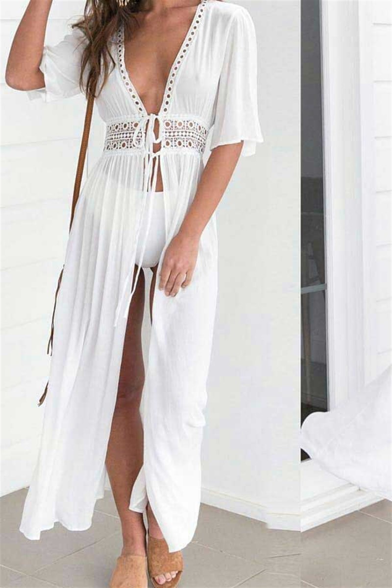 Güpür Detaylı Pareo