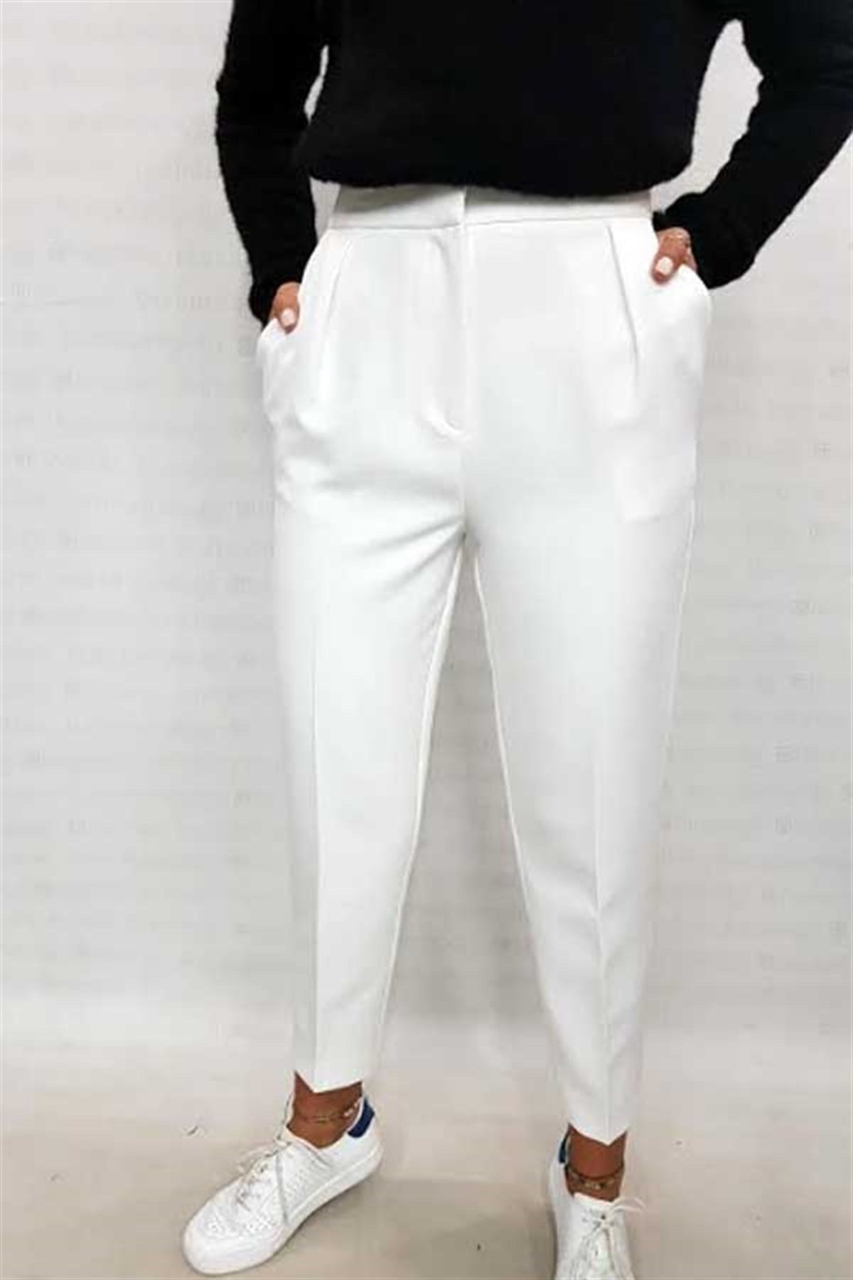 Havuç Kesim Basic Pantalon