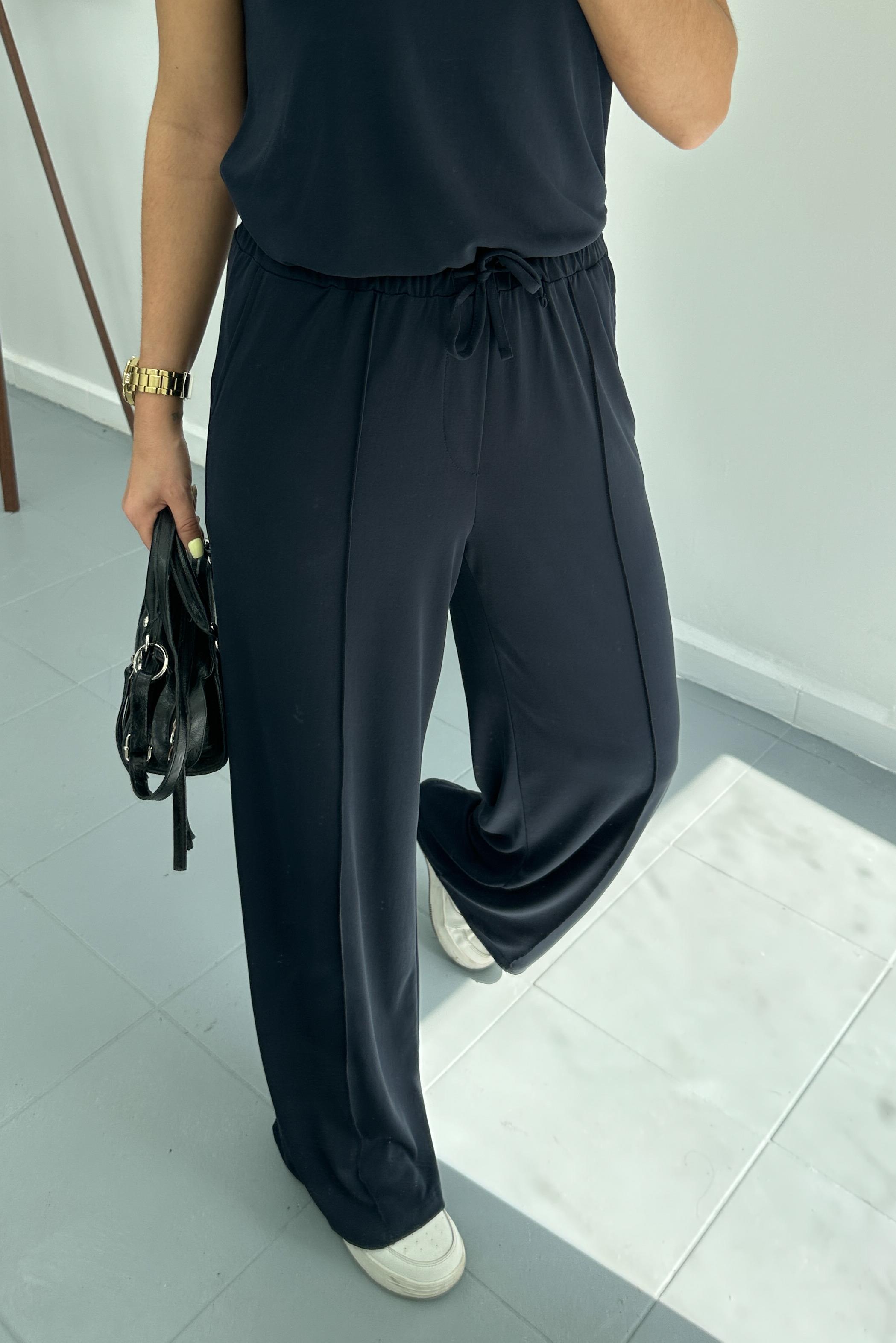 İnce Modal Lacivert PantolonPANTOLON